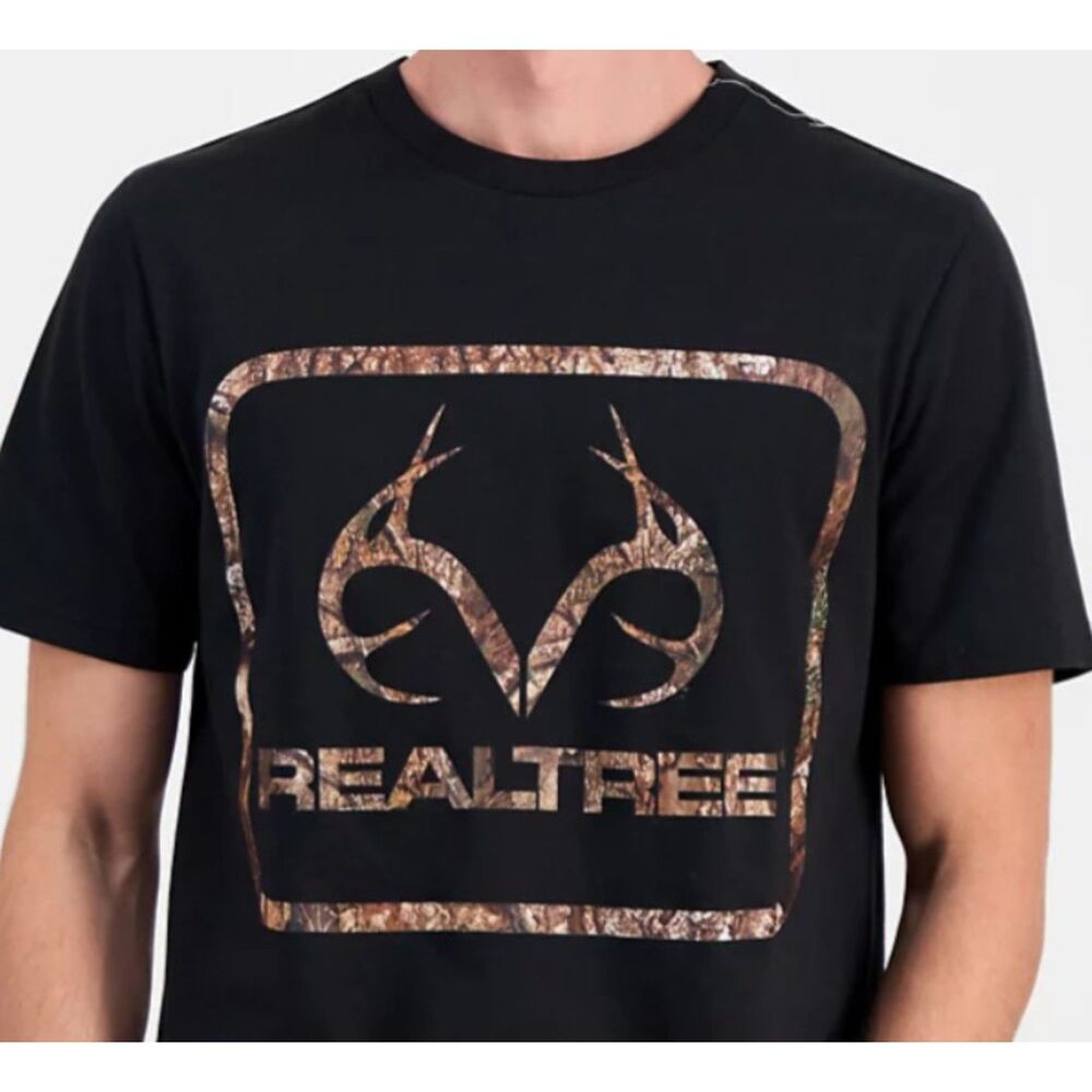 New- Adult RealTree Camo Logo T-Shirt